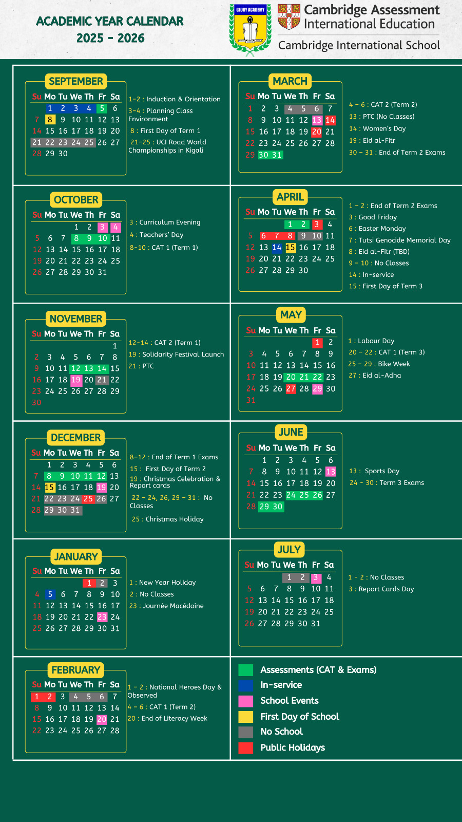 School Calendar